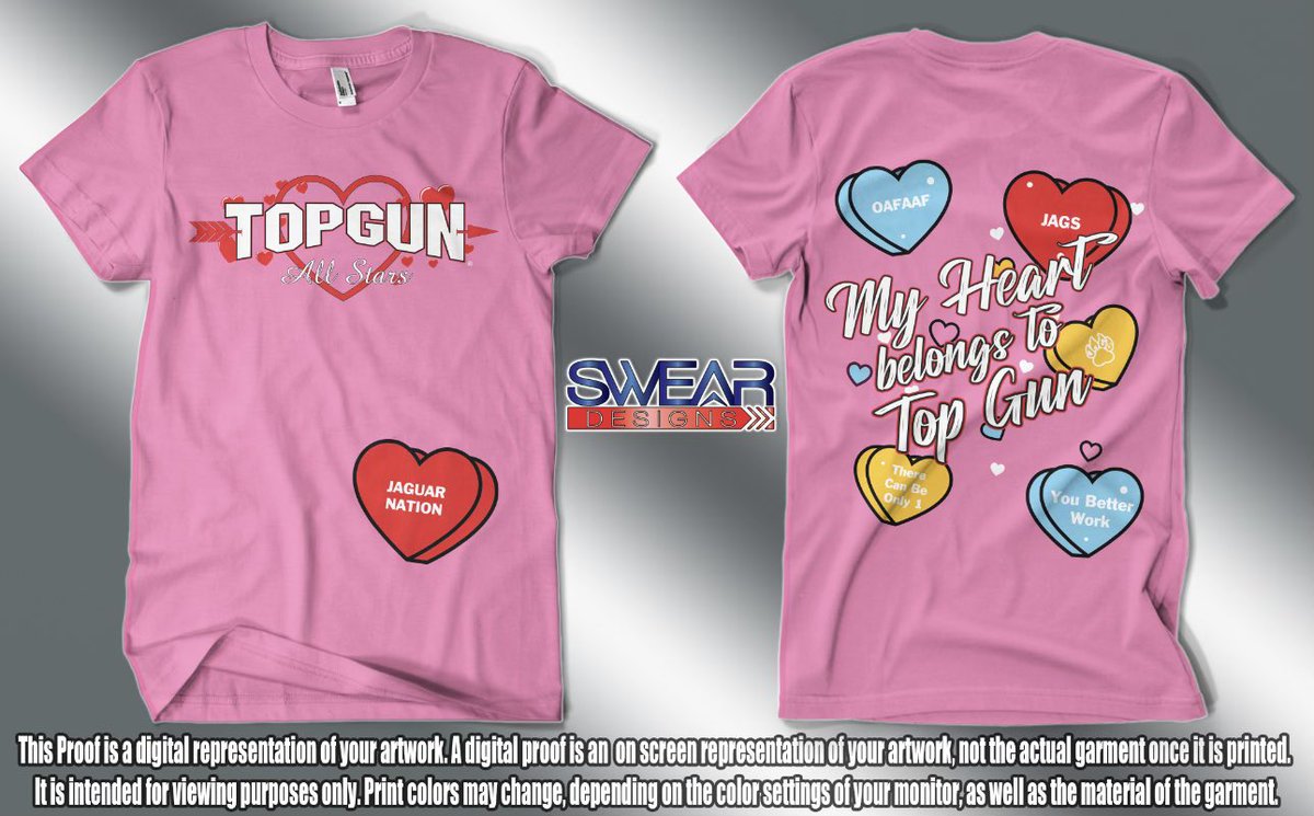 TopGunJags305's tweet image. ⏰ TODAY IS THE LAST DAY THAT  💖 LOVE IS IN THE AIR!

Click the 🔗 topgunproshop.com/products/valen… to pre-order our latest ❤️Valentine’s Day arrival.

💻All orders can be placed online

📦Orders will ship directly to you

#TGJags29 🐆 #OAFAAF 🖤💛