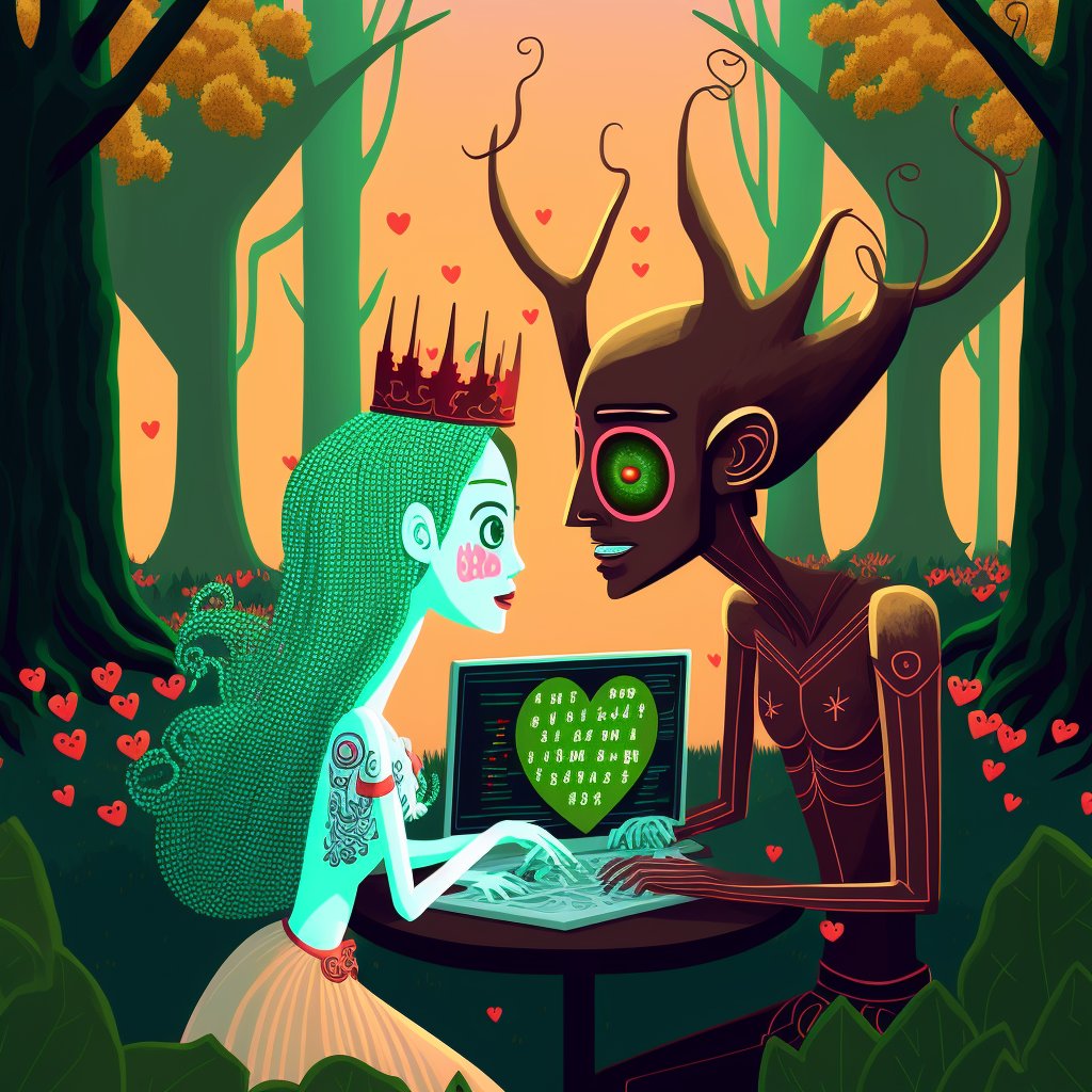 FutaculP's tweet image. Love is in the air and the code is strong with this one #CoderLove #TechRomance