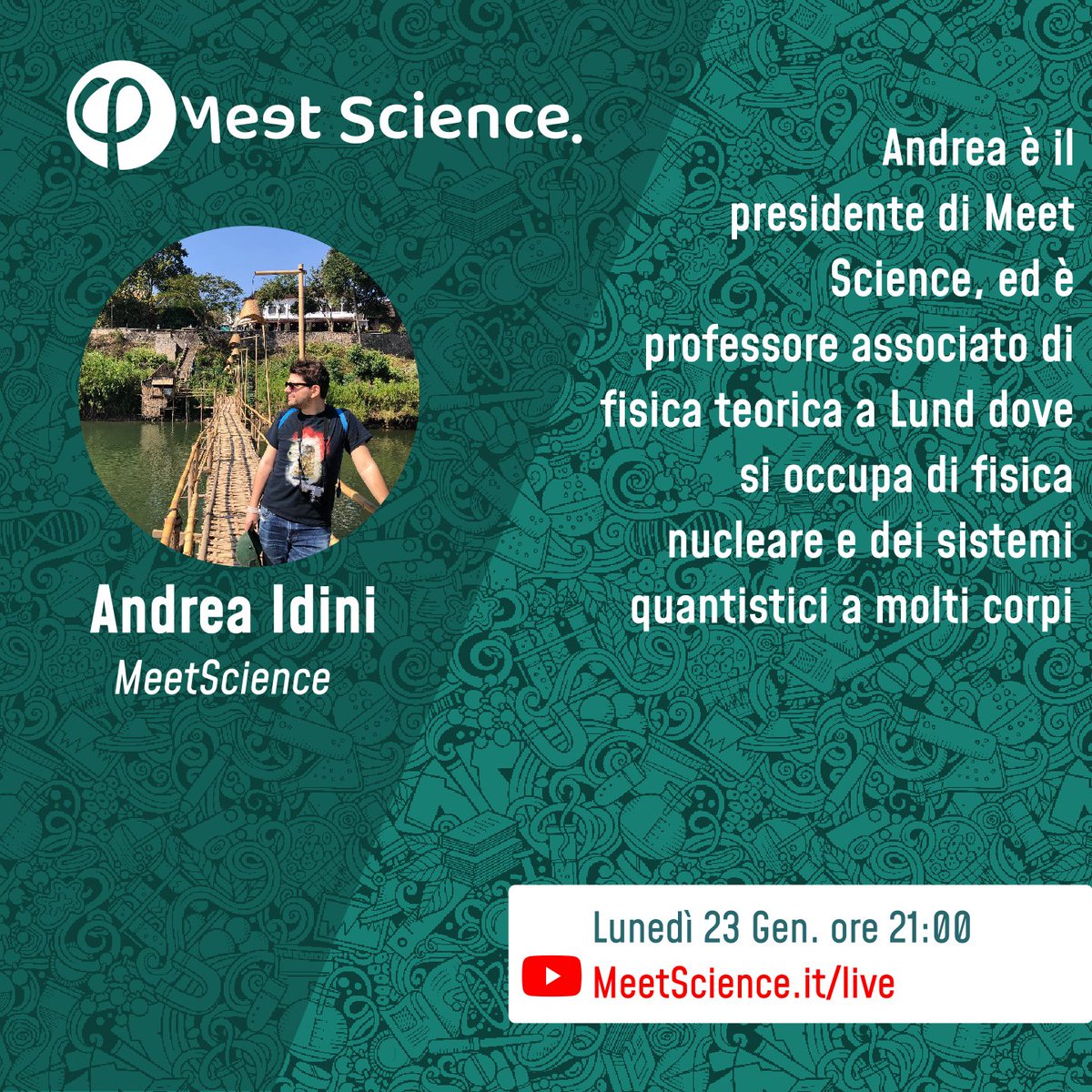 MeetScienceIT's tweet image. Abbiamo visto l&apos;introduzione alla #fisicaquantistica. Abbiamo visto molte delle applicazioni della fisica quantistica ai più svariati campi e casi.
Cerchiamo di colmare il salto introducendo la teoria della fisica quantistica che descrive tante #particelle che interagiscono.