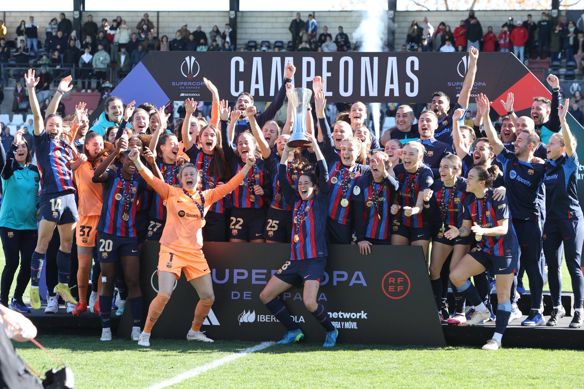BIZKABARCA's tweet photo. !!!Supercampeonas!!!
!!!Zorionak @FCBfemeni!!!
💪💪💙❤️ https://t.co/AftexQ8lMM