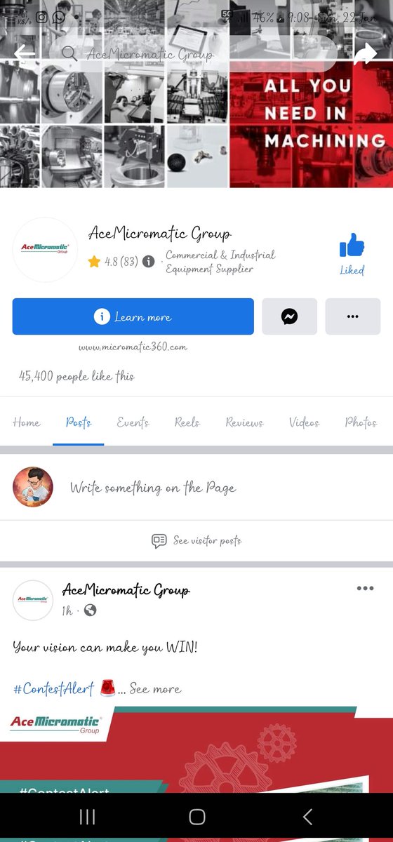 @AceMicromatic Followed @AceMicromatic  fb page