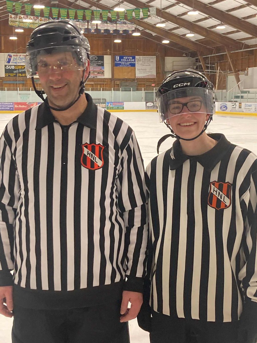 Game Crew pics still coming from our Hockey Day in Canada. David Walsh and Alyssa Dober working the Bronze medal game in the U11 Marystown Invitational #HockeyDayInCanada #HockeyDay