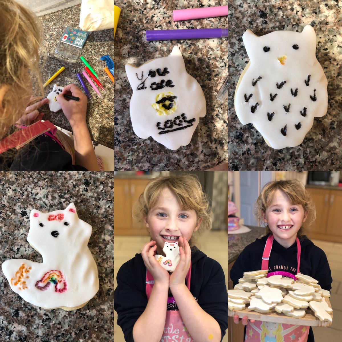 CatherineHewins's tweet image. @Year4BC A baked some tasty biscuits 🍪 and had to double up the recipe so some maths done as well and then lots of rolling, cutting, water gluing &amp;amp; then colouring #baking #youngbaker #biscuits #artistic #homework