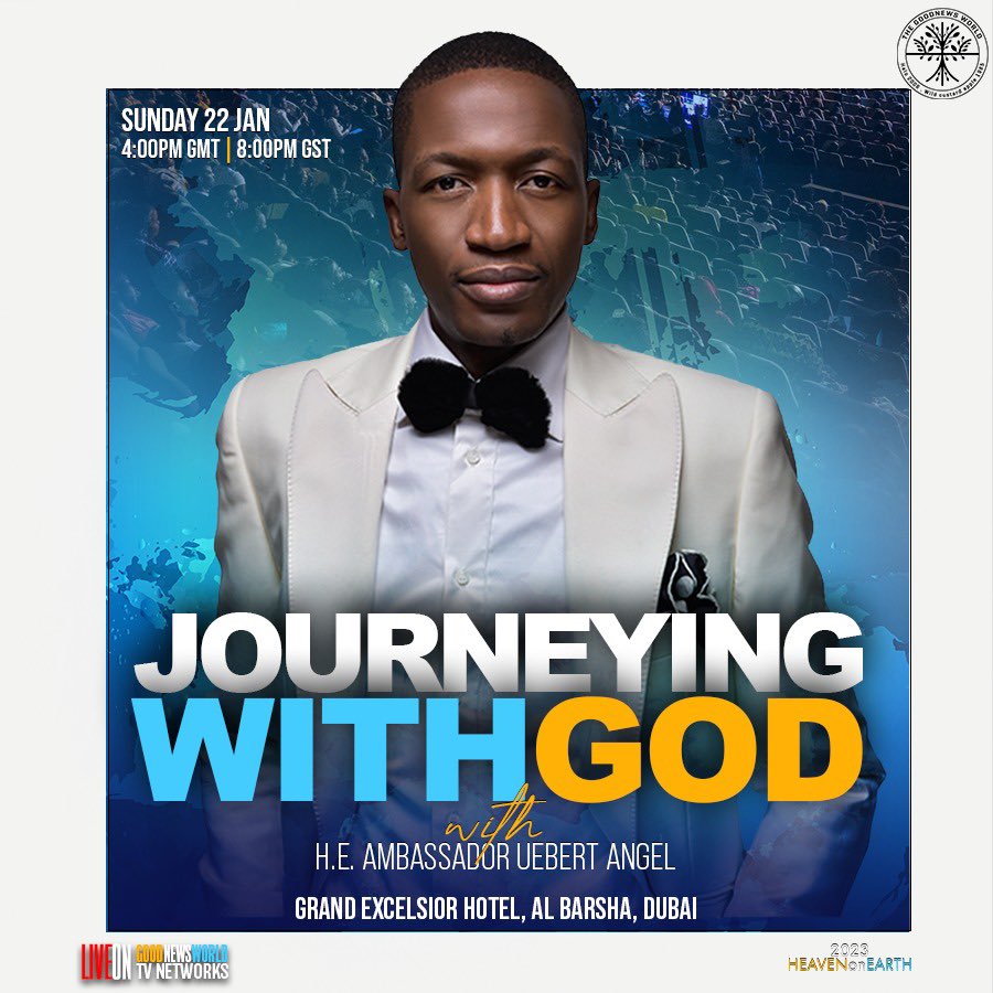 JOURNEYING WITH GOD at 4GMT / 8GST sharp - with Our Man Of God, Prophet Uebert Angel.