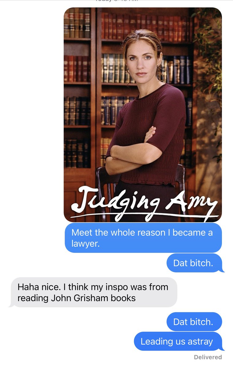 rvasquez0's tweet image. A good friend got a dog who (whom? 🤔🤷🏽‍♂️) she renamed Amy. 
Damn you, @BarbaraHallHQ and Frederica! 
#JudgingAmy #LawyerLife Cc: @AmyBrenneman