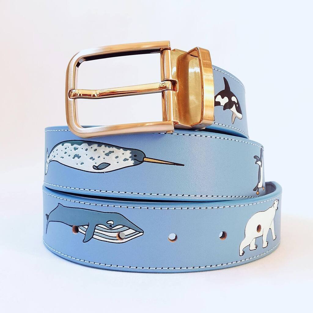 VTChild's tweet photo. Arctic collection is getting bigger: our new light blue leather belt with Arctic animals is ready to ship in 48h  from the order! 💙 #verytroubledchild #arctic #leathergoods https://t.co/0ggbo5G3jA https://t.co/rtb9oC9G30