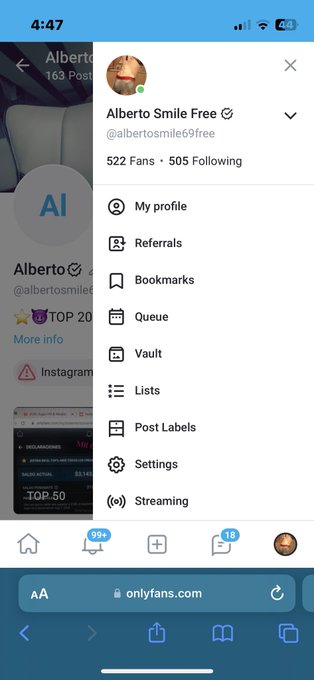 Esto est&aacute; muy loco&hellip; 522 seguidores ya en mi cuenta secundaria de onlyfans🥰 https://t.co/0MKWPcJUz8