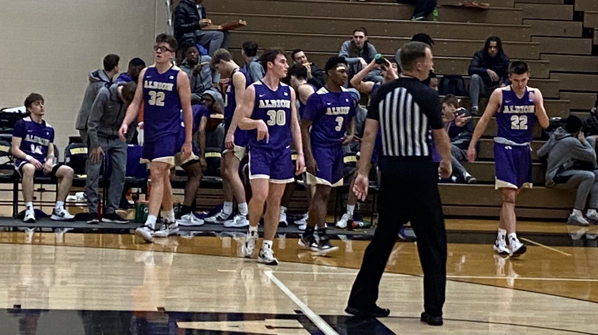 🏀Congratulations Albion JV win over Adrian College 🏀85-82! Go Brit’s !!