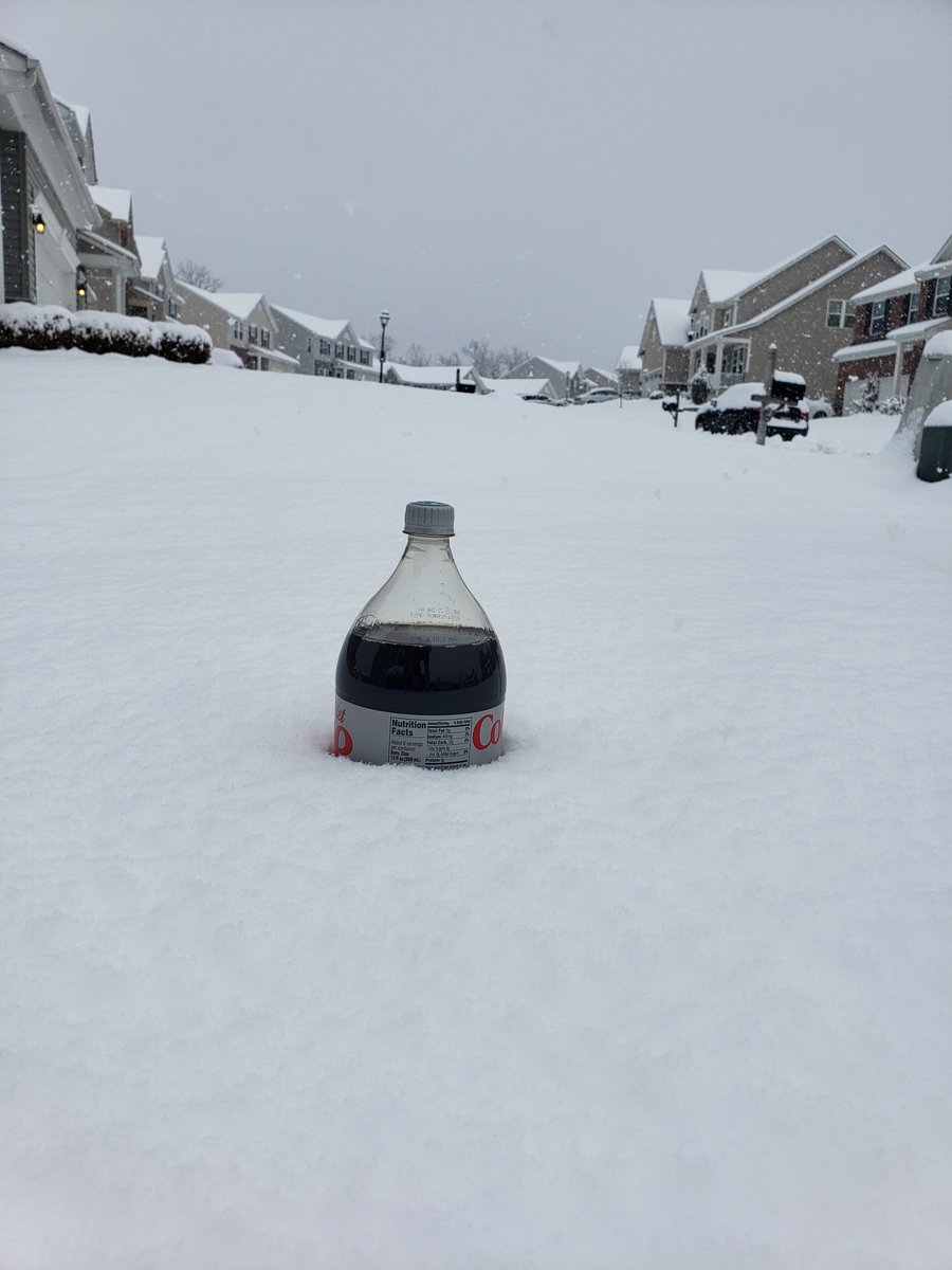 fallin_1's tweet photo. @BraaadWx We're at about 3/4 of a 2 litre in the Dent area. https://t.co/iyy4kIy7Up