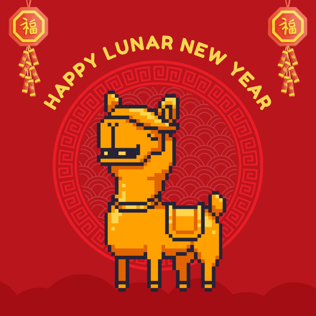 華人世界中，最盛大的慶典莫過於農曆新年🧧

農民經過一整年的辛勤工作
也會用豐收的作物感謝眾神和祖先

羊駝大家族超越國界
讓我們融合世界的文化
互相陪伴成長，賺到兔🐰

The biggest celebration in Asia!

Paca fam no borders
Let's integrate the world's cultures and grow with each other💪