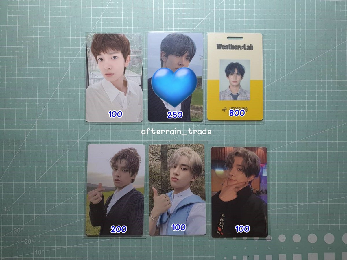 afterrain_trade's tweet photo. ขาย/พร้อมส่ง

การ์ดฮีซึง/เจคราคาตามภาพ

ค่าส่ง ems 45 (หลายใบไม่บวกเพิ่ม)
#ตลาดนัดเอนไฮเพน #ตลาดนัดENHYPEN https://t.co/QAZC52Vhx0