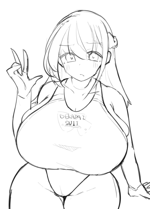 ぼくは競泳水着のこゆくちゃんを描きたかっただけなんです…… 