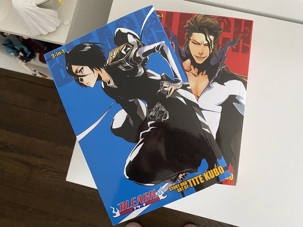 AnimeIntensity's tweet image. Literally the only 2 volumes of Bleach I needed to complete the series. So glad these arrived after waiting 2 YEARS 😫