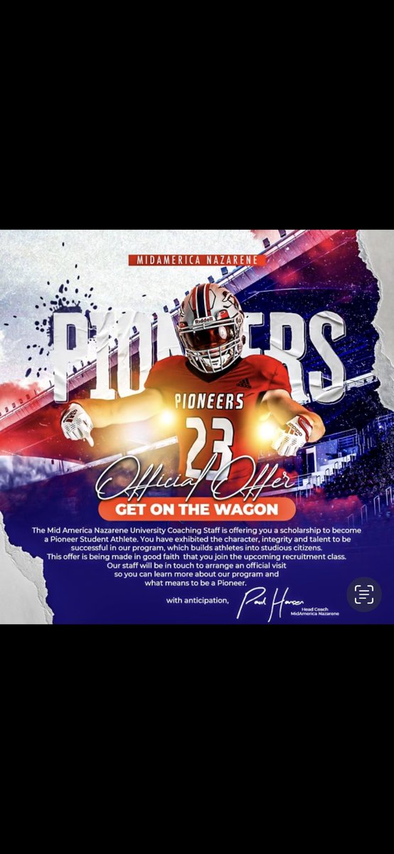 malachi10shaw's tweet photo. Beyond blessed to receive an offer to play football at MNU !! Thank you @CoachHansen_  @MNUFootball_  for this amazing opportunity ! https://t.co/S5q8RkKQlL