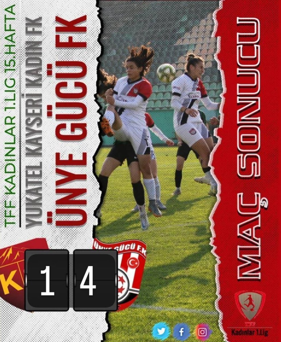 Kayseri deplasmanında 4-1 kazanan kadın futbol takımımızı tebrik ediyoruz.