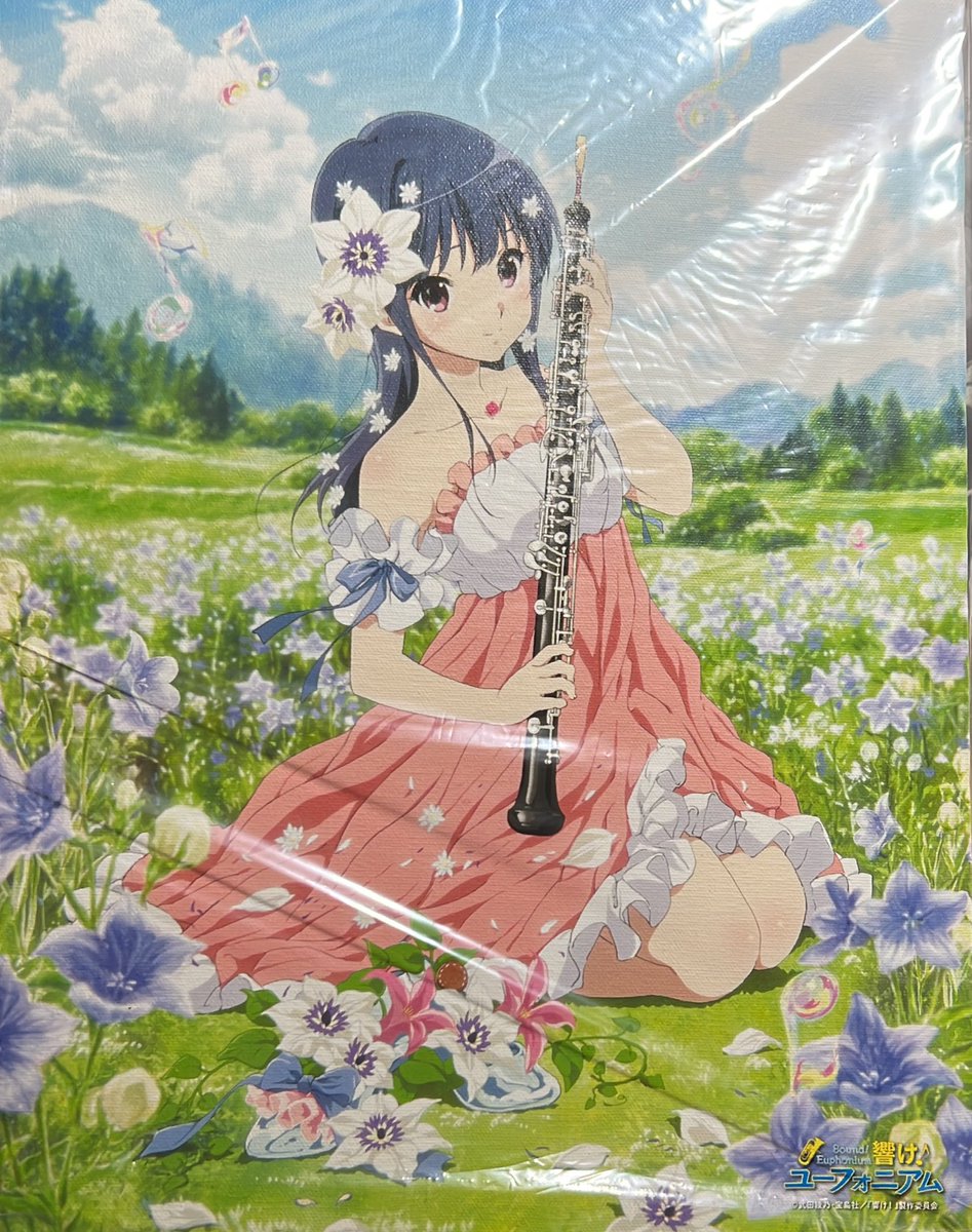 念願のキャンバスボード #響けユーフォニアム #鎧塚みぞれ