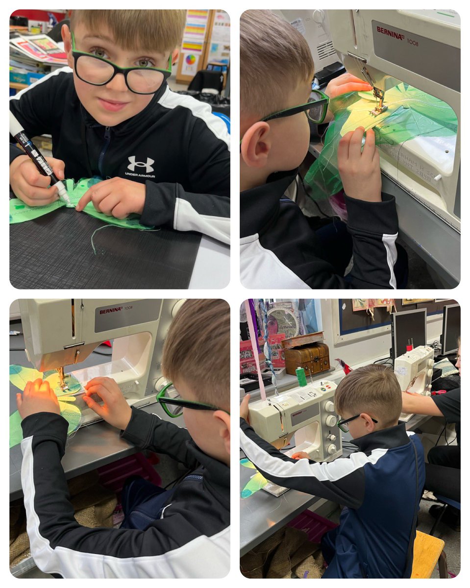 Another Sunday art workshop completed at my school. Very proud of the children that attended. Logan even topped on his sewing machine skills. @5MGWoodlands