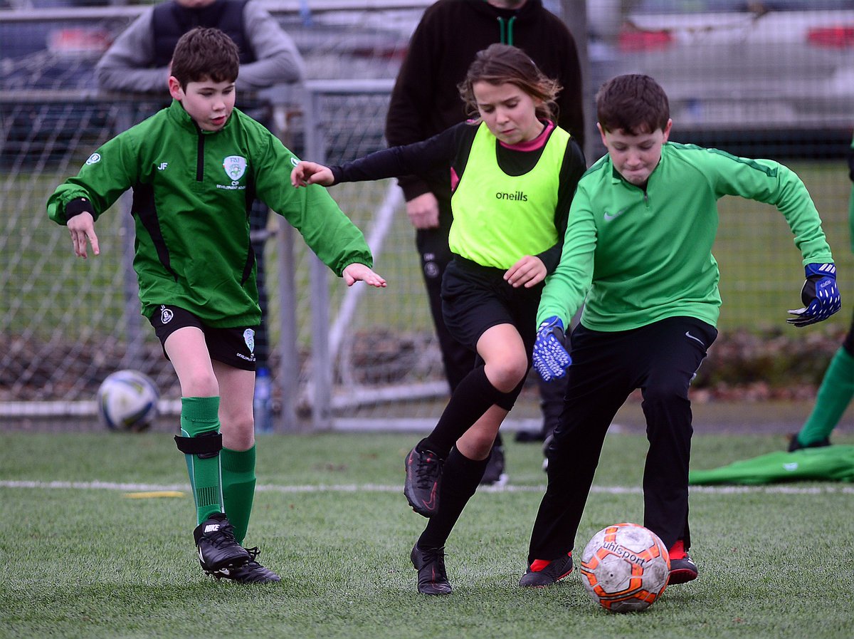 CPfootball_IRL's tweet photo. What a day we had yesterday! 

✅ foundation group played matches against @rahenyunited 

✅ first session for our goalkeepers with our new goalkeeping coach @Peter_Cherrie 

✅ held our third girls training session 

A busy but very productive day in the AUL complex. https://t.co/pAm9Q9hKPx