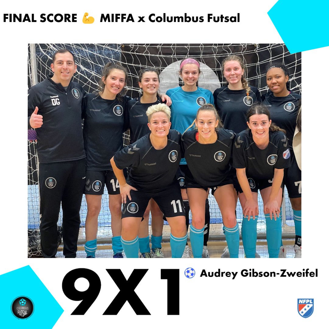 Full time. First game. Came with challenges and couldn’t get our first victory but we took the first step for many more girls and women to come! 

Support us at home on Feb. 4th 🙌 simpletix.com/e/columbus-fut…

#ColumbusFutsal #FutsalForUS⭐️ #WatchNFPL