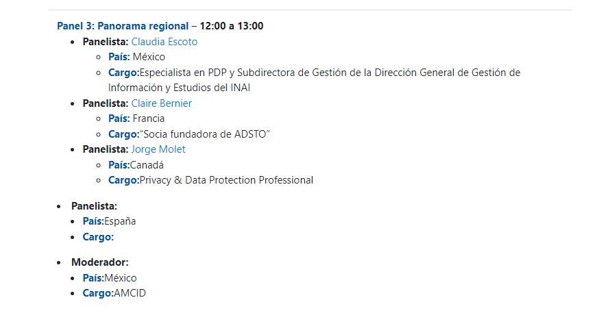 Te invitamos a participar del:
1er Foro Internacional
Derecho a la protección de datos personales
En el marco del Día Internacional DPDP 
Fecha: 27 de enero de 2023
H: 9:00 13:00 (hora México Centro)
Acceso libre previo registro
lnkd.in/eJXmfypM
#Foro_Dipdp23 y #DIPDP23