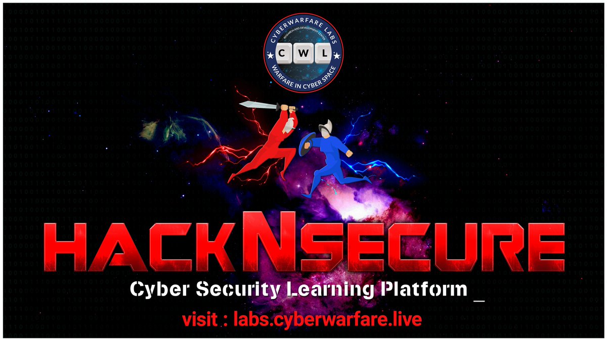 cyberwarfarelab's tweet image. Learn &amp;amp; Boost your Multi-Cloud Red Team Skills at our HacknSecure Platform. ☁⚔

Kick Start your Cyber Security Journey with CyberWarFare Labs today!!!🎯

Platform : labs.cyberwarfare.live
Email : support@cyberwarfare.live

#cyberwarfare #cybersecurity #hacknsecure #blueteam