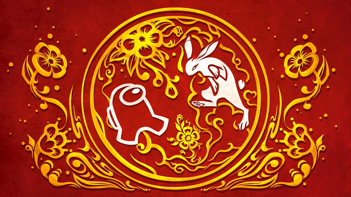 🧧 Happy Lunar New Yearrrrr! 🧧 wishing all our Crewmates good luck, prosperity, and a very long, long life 🐇