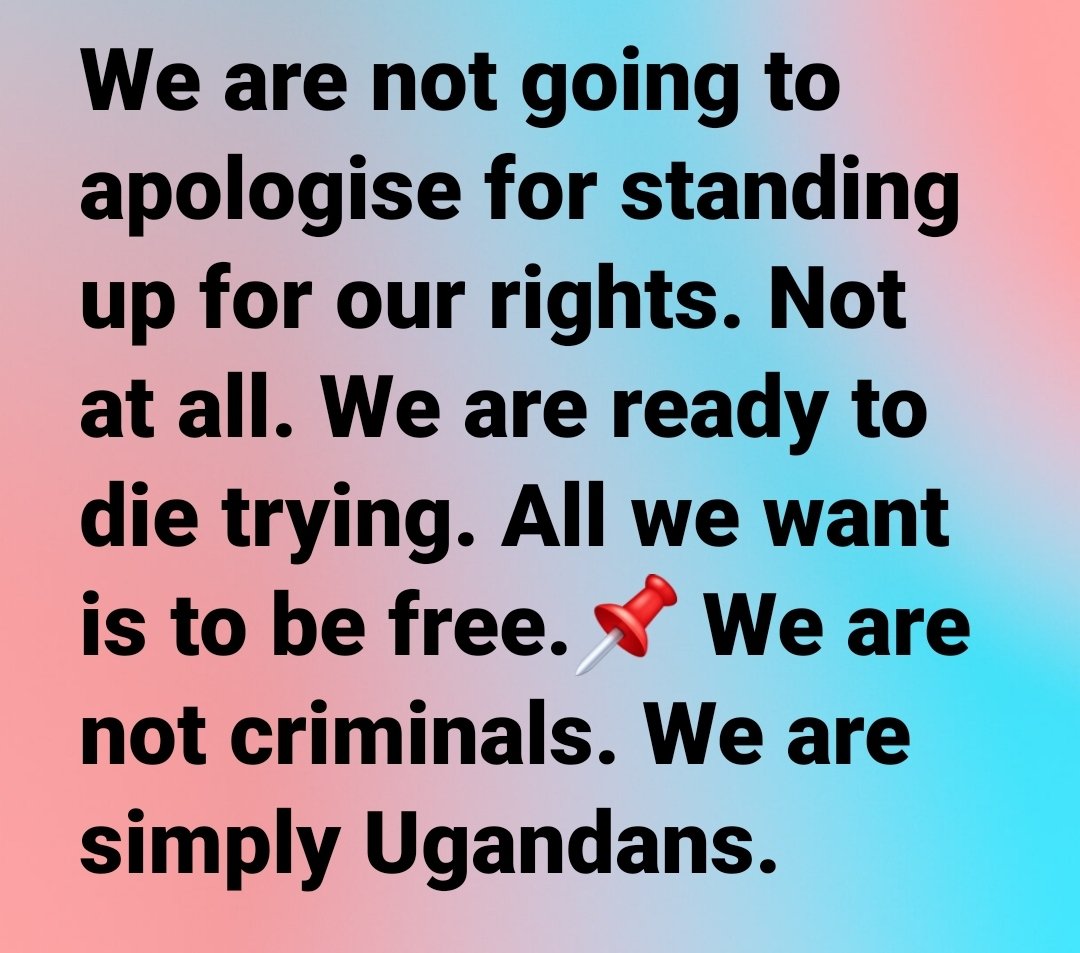 We are not criminals we are simply Ugandans 😭. Stop oppressing us.
#EndTortureInUganda
