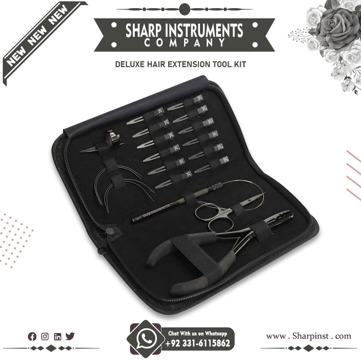HairKits's tweet image. Deluxe Hair Extensions Tool Kits.
#sharpinst #hairextensions_pliers #hairstylist #balayage #hairdresser #hairgoals #beauty #blondehair #blonde #fashion #instahair #longhair #highlights #hairsalon #hairtransformation #behindthechair #style #makeup #haircare #salon