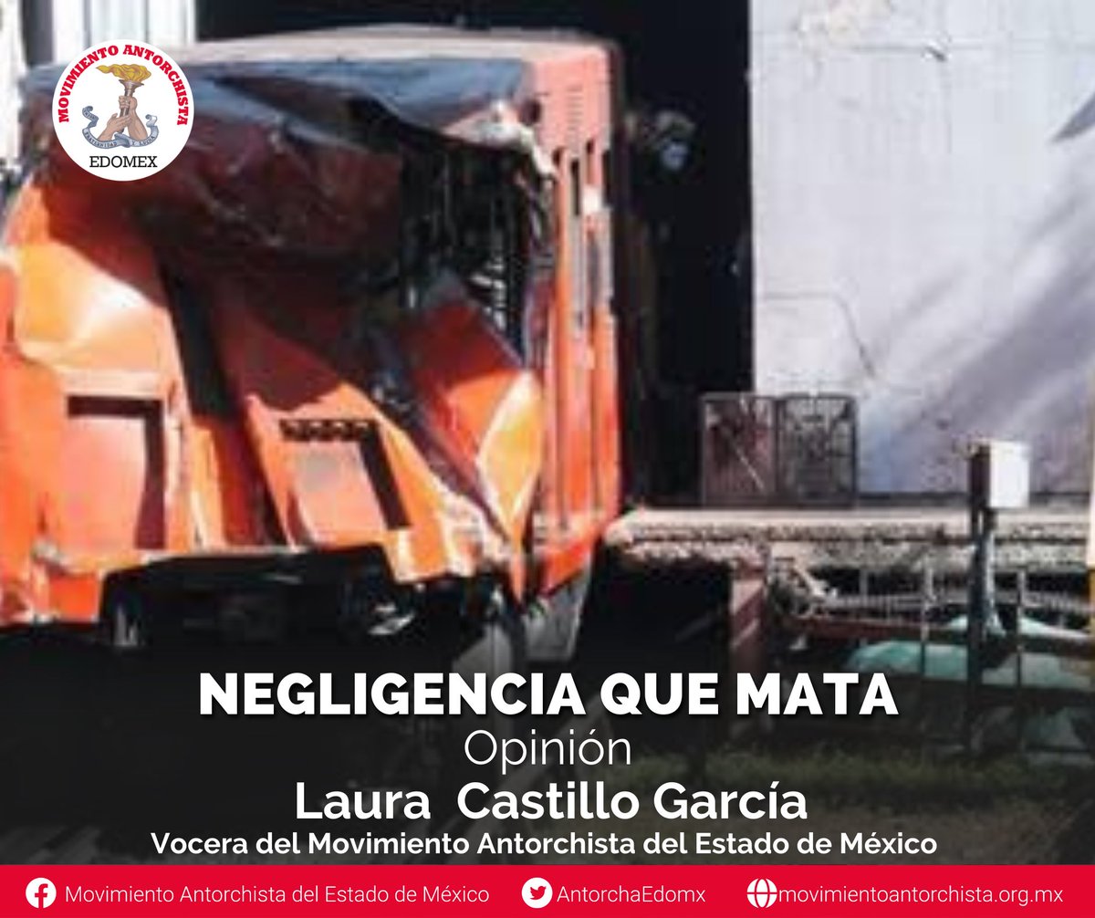 saralauracg's tweet photo. Los millones de mexicanos que abordan el Metro, ya no lo harán con la tranquilidad con que lo hacían porque saben que la negligencia de la Sheinbaum, y en general de la 4ªT puede arrebatarles la vida porque la 4ªT practica la negligencia que mata.

https://t.co/MiMx0XrxmO https://t.co/HqCR8Qds0O
