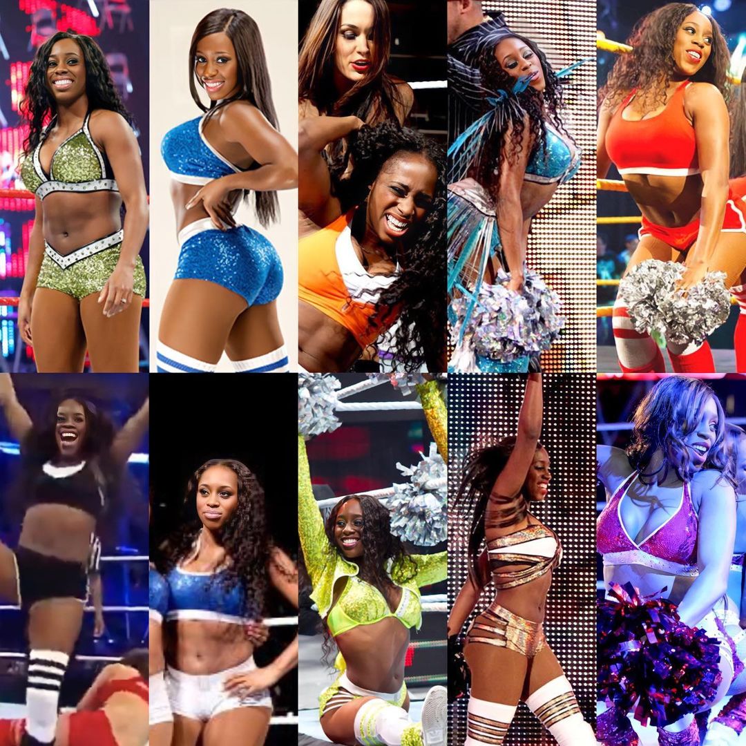 Naomi_Glow's tweet photo. All the gears Naomi used in the WWE!😍💚 P.1 #NaomiDeservesBetter #naomialwaysbabyface #feeltheglow #LetNaomiGlow #GiveNaomiTheTitle #naomob #WeLoveYouNaomi #GlowChamp #MakeTheMatch #GlowRumble https://t.co/fUATKwEC7x