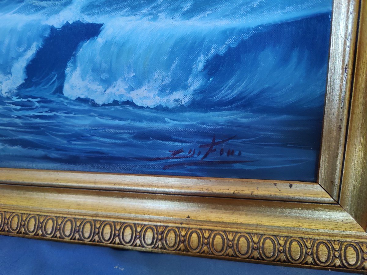 Venga, no pierdo nada. ¿Qué pone aquí? No es un Picasso pero por dios, pintores como médicos que no se entiende nada 🤣 fons, fini, fomo, fun fun...