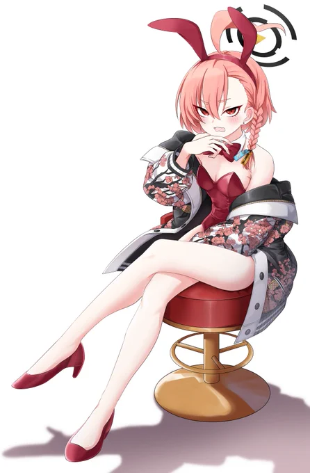 なんとなく載せ損ねてたネル先輩の全身絵#ブルアカ 