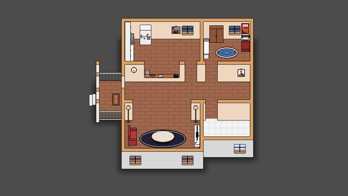 LazyGamesInc1's tweet image. What a lovely house...
#Gamedev #Godotdev #IndieDev #2Dgame #IndieGodot