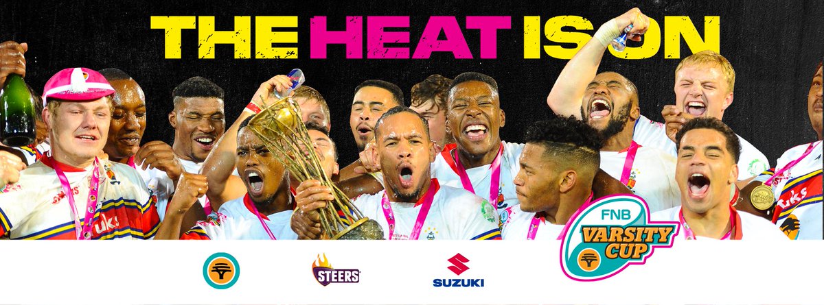 varsitycup's tweet photo. The countdown has begun...

FNB Varsity Cup 2023 kicks off in just under a month on the 20 February and here's what you need to know 👉
https://t.co/y4azX5Ms3v

#RugbyThatRocks brought to you by @FNBSA, @SteersSA and @Suzuki_ZA https://t.co/o8aQ9N6B7H