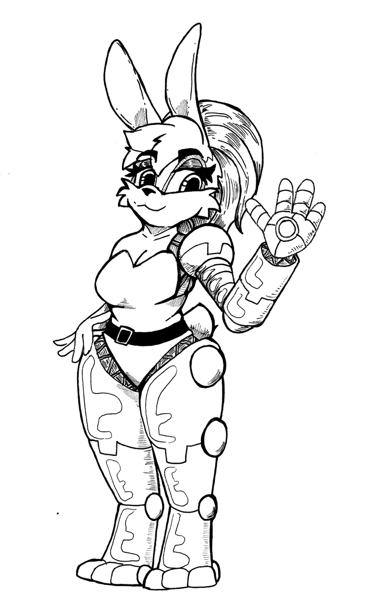 orchidbark's tweet photo. Pour some sugah on me! (April 2022) #furry #sonicthehedgehog #bunnierabbot https://t.co/YtEteZA93v