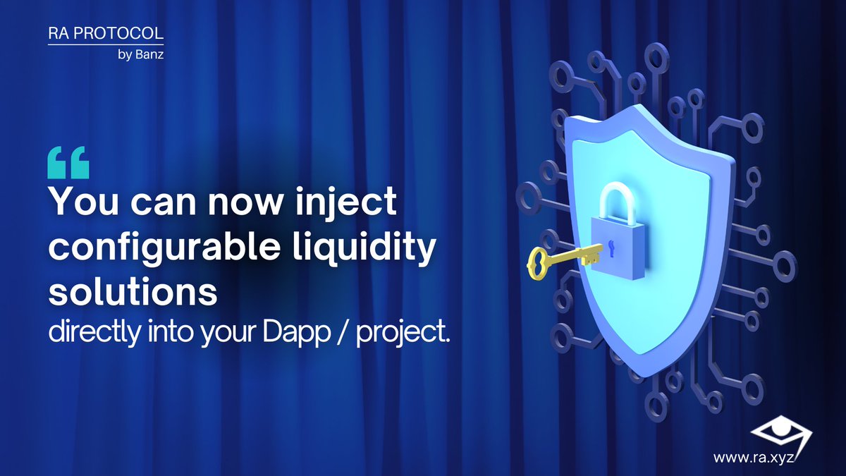 ProtocolRa's tweet photo. By the help of Ra, you can now inject configurable liquidity solutions directly into your Dapp/project.

#Dapp #liquidity #blockchain https://t.co/H3aWalkpIx