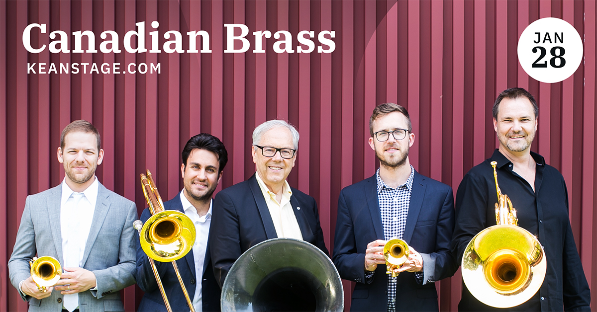 It's all about the #Brass next weekend at @KeanUniversity! 🎺
What sets @CanadianBrass apart is the programs that the group creates, ranging from #Bach, #Handel, #Vivaldi, #Joplin, #Gershwin and #Ellington to ballet, opera and The Beatles. #music #concert
keanstage.com/events/