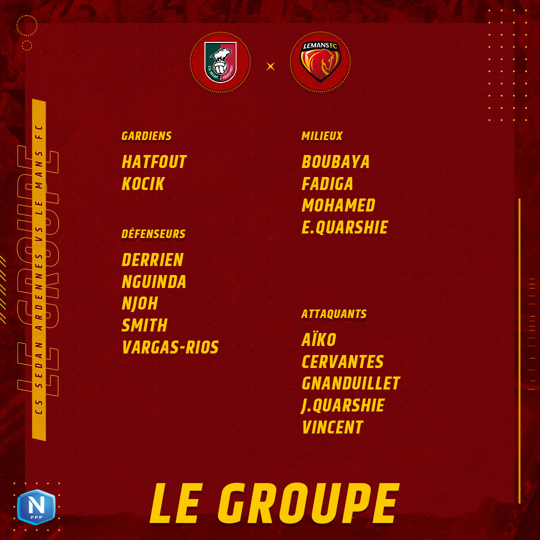 LEMANSFC's tweet image. #CSSALMFC Le groupe manceau qui a pris la direction de Sedan 🚌

Non-retenus (soins, choix…) : Bod, Bettinger, Colombo, Eyoum, Koné, Lauray, Polla, Voyer, Lehoux, Rossignol, Amir.

#AllezLEMANSFC 🔴🟡