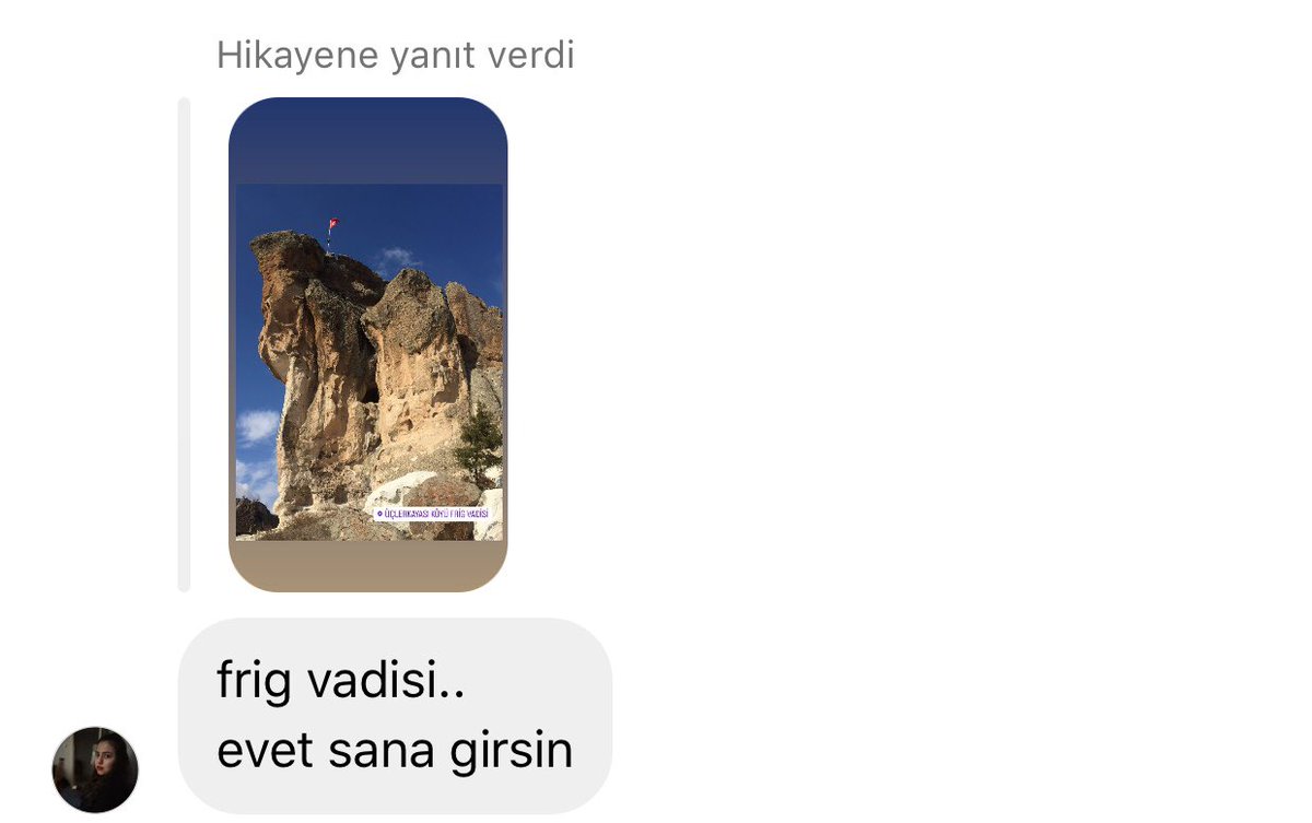 böyle biri var..