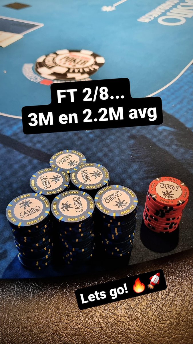 IgnaPoker83's tweet image. FT del #MonsterStack 2/8 pero turbito...
Toca runearrrr 🙏🏻🙏🏻🙏🏻🙏🏻
34k€ y anillito de @WSOP on top!! 🔥🔥

Lets gouuu!! #Cuaaackkk 🦆🚀🦆🚀