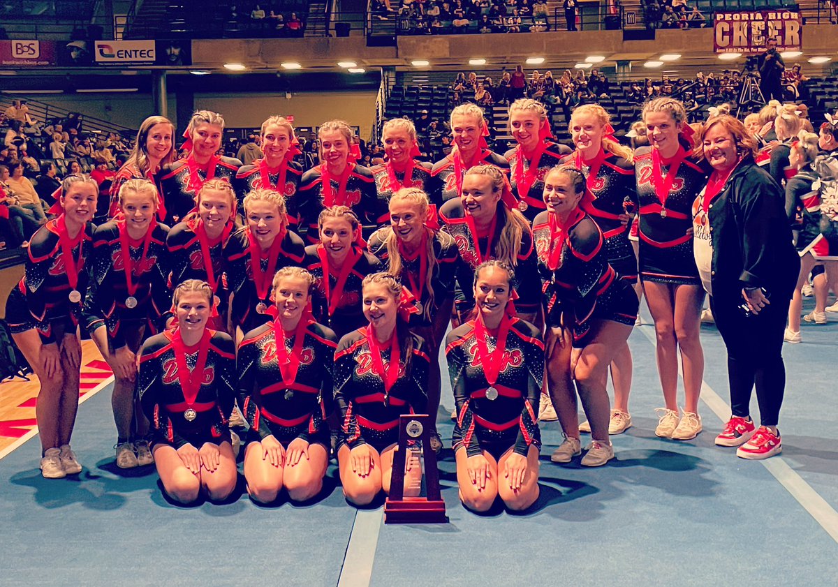 Congratulations to our Varsity for placing 2nd out of 22 teams in the Medium Varsity Division at the ICCA Championships yesterday. They put it all out on the floor! I couldn’t be proud more of them! 

Huge shoutout to Columbia and Triad for their support! 💙❤️🧡
