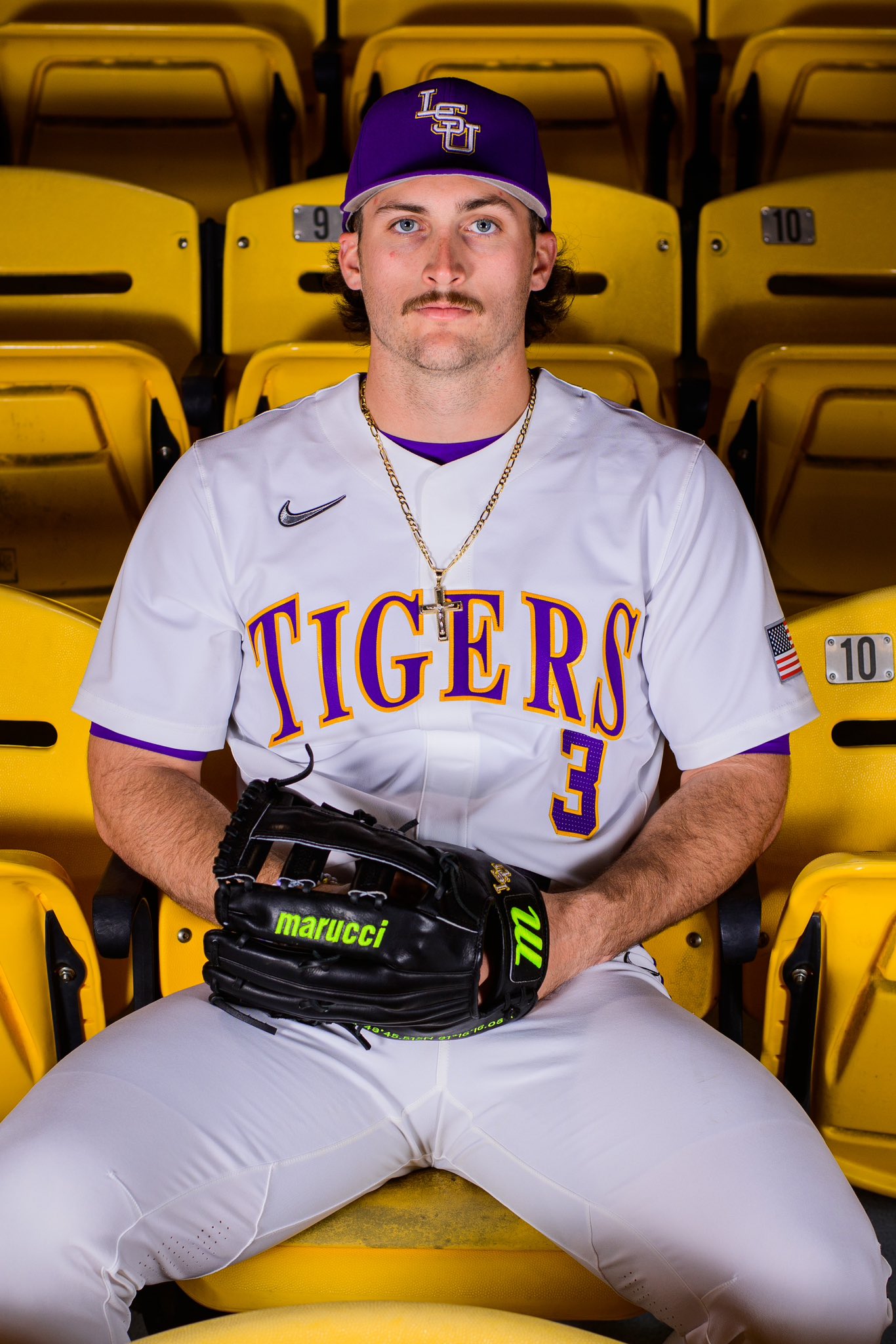 LSU Baseball Throwback Uniform — UNISWAG