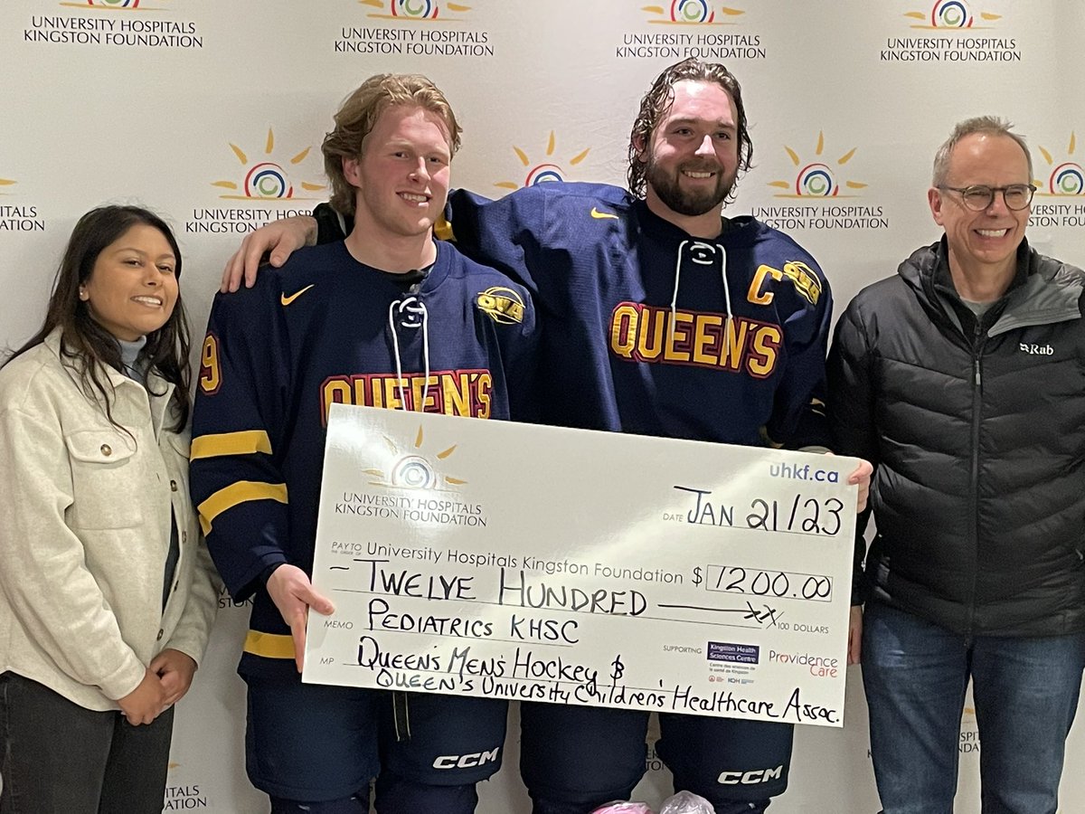 A wonderful evening last night for our Teddy Bear Toss. We surpassed the 2019 money raised for an even 1200 for <a href="/UHKF/">University Hospitals Kingston Foundation</a>. Great job by the team and QUCHA for putting the night together. #KARMA #ChaGheill🇷🇴 <a href="/queensgaels/">Queen's Gaels</a>