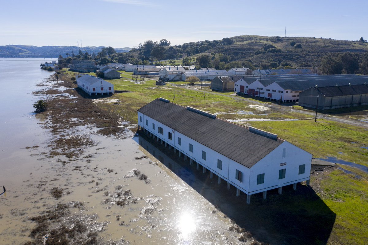 #KingTides at Mare Island