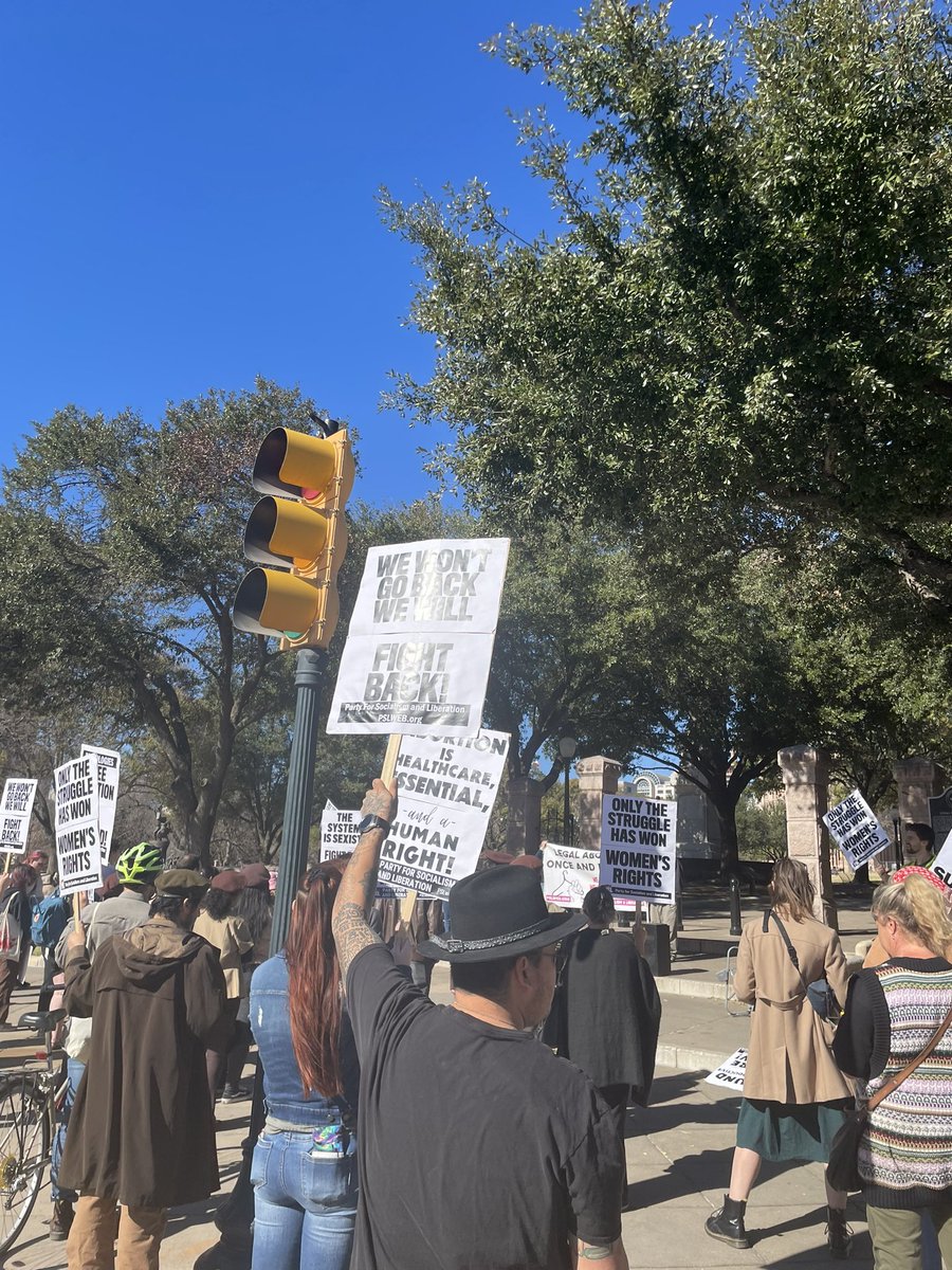 Today is the 50th Anniversary of Roe v. Wade, so to mourn the rights lost and work to demand reproductive rights for all, we joined the ATX Brown Berets to march on the capitol

If you are looking for ways to get more involved please reach out! There’s always work to be done