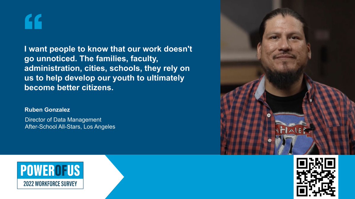 The information you share with the #PowerofUsSurvey can help lead to action, informing policy, practice, and further research to better support the #youthserving workforce. Visit powerofussurvey.org to take the survey today - you might even win an Amazon gift card!