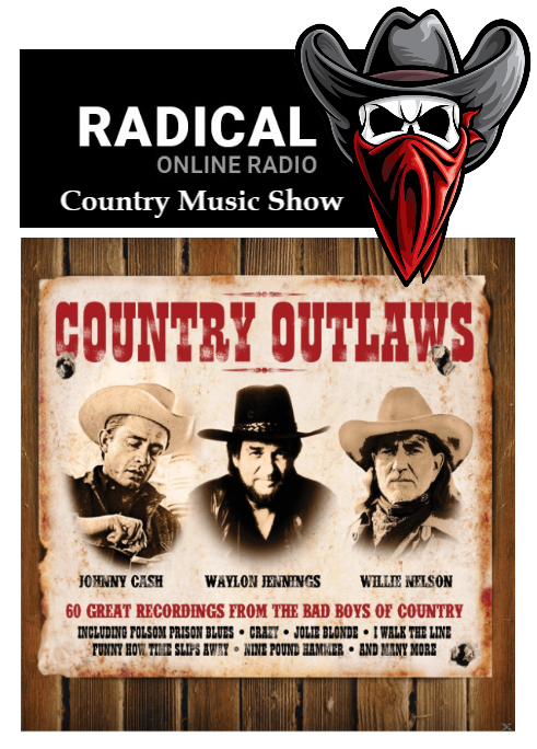 Live Now ! I personally picked a lot of 'Outlaw Country' for today's show. 🤠all three of these guys made that list of course ! radicalonlineradio.com/shows/country-… #radio #talkradio #music #mix #countrymusic