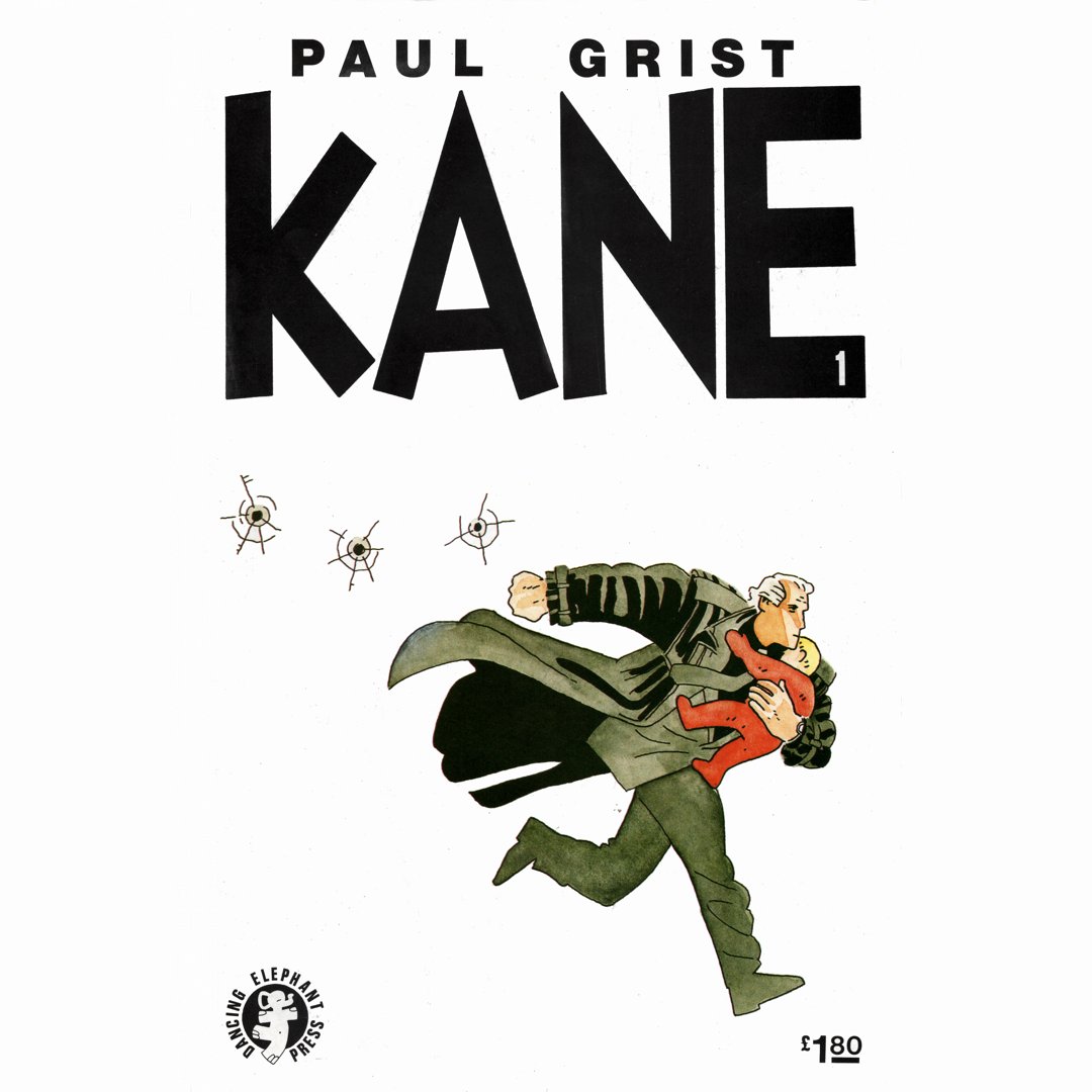 superfuturetro's tweet image. Kane, by Paul Grist @mistergrist (1993), Dancing Elephant Press (Sheffield).

#comics #comicart #coverart #retro #1990s #indiecomics #sheffield #uk #britain #british