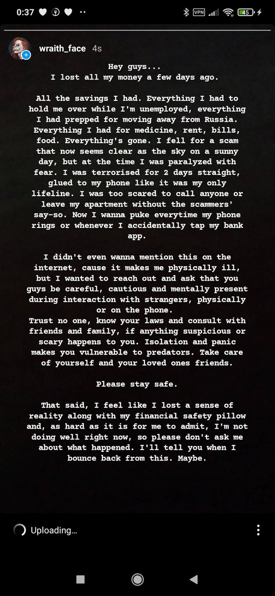 Keep your eyes and ears open. Trust no one.