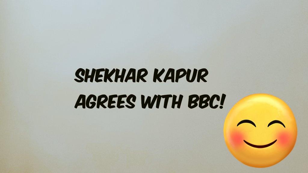 junglijalebi's tweet photo. @shekharkapur ❗So you agree that #BBC showed courage to tell the truth about Shri #NarendraModi? And you wonder if BBC ever had courage to tell the truth about #WinstonChurchill too?
‼️Basically you have no quarrel with the #BBCModi documentary, just that there should be a Churchill docu too! https://t.co/fOI61Vn6Tq